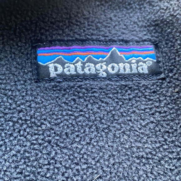 Patagonia Black Fleece Zip Up Jacket Large - Picture 2 of 6